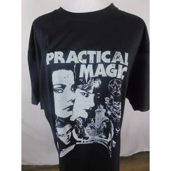Practical Magic Black Witchcraft Graphic Tee Witchcore L - Picture 3 of 11
